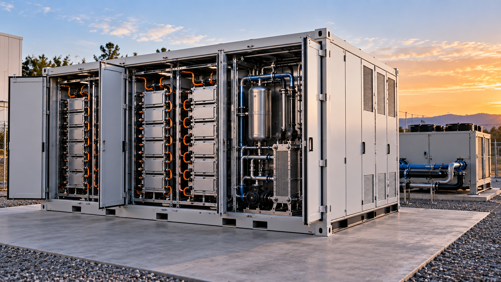 261 kWh immersion-cooled industrial energy storage system