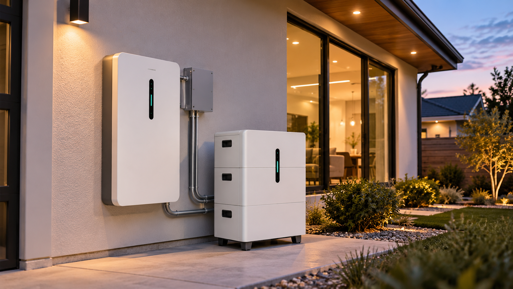 Residential energy storage system for 8 kWh and 16 kWh configurations