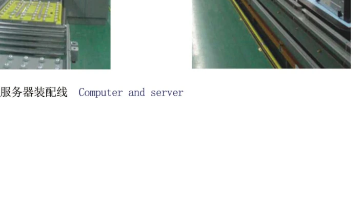 Electronic assembly production line in manufacturing portfolio
