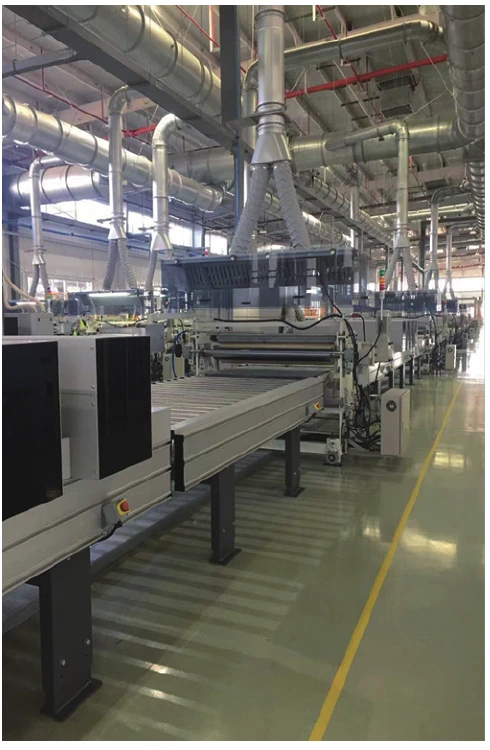 Industrial production line equipment from documented manufacturing application