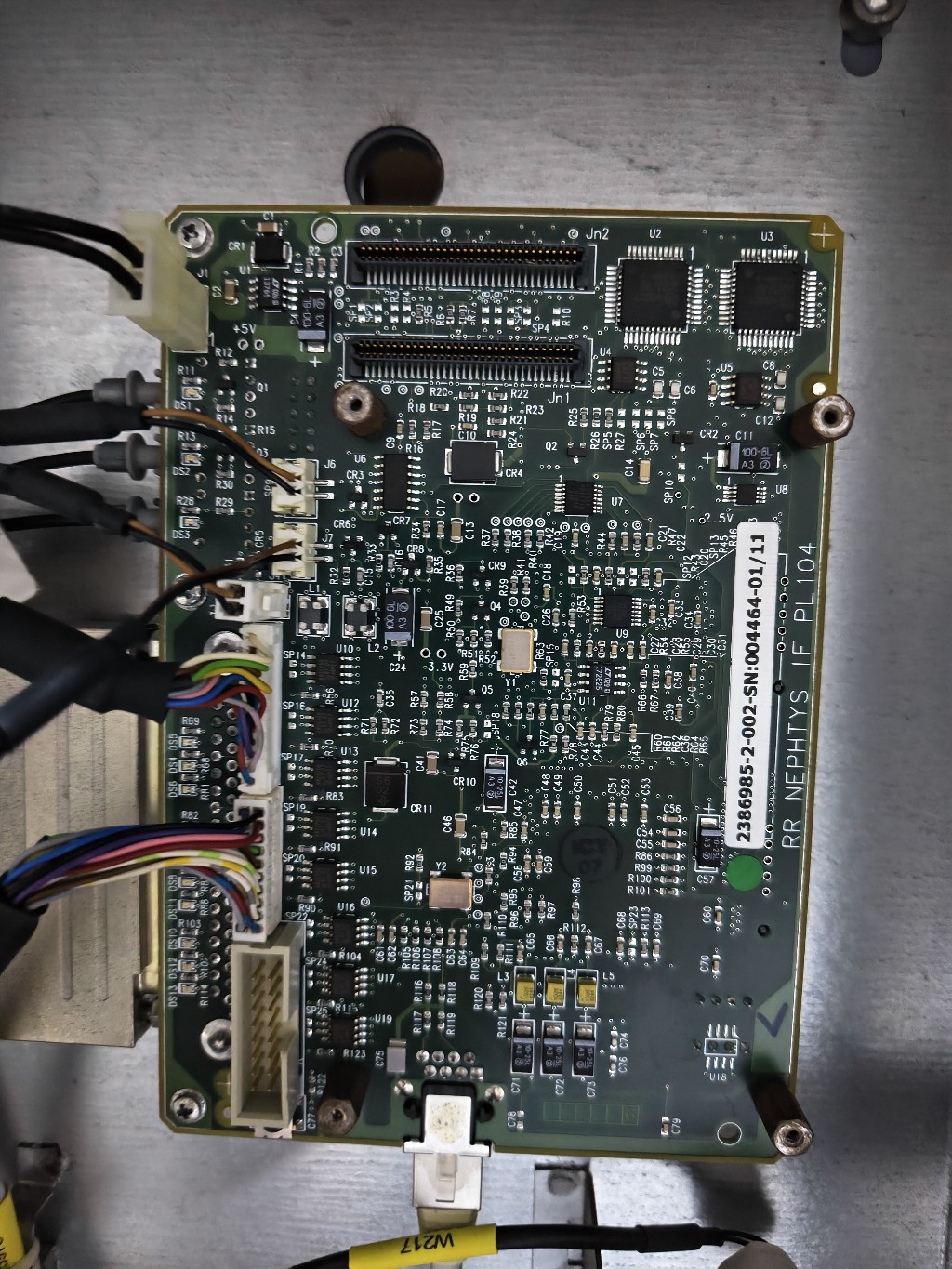 Senographe DS gantry interface board installed in the system